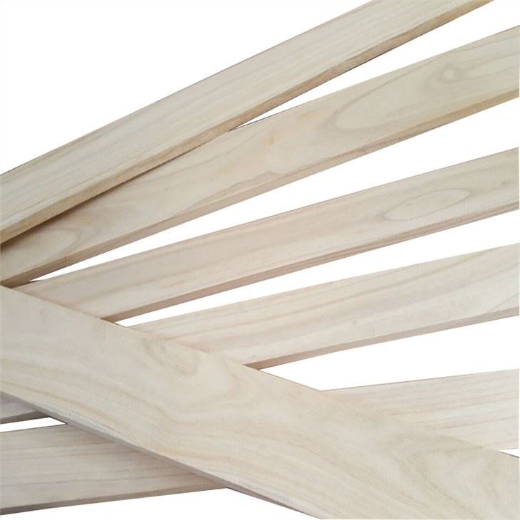 Tiras de madera maciza de madera de paulownia