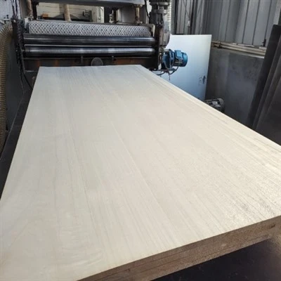 Panel de madera de Paulownia blanqueada