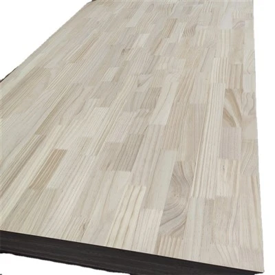 Tiras para juntas de dedos de Paulownia secadas en horno